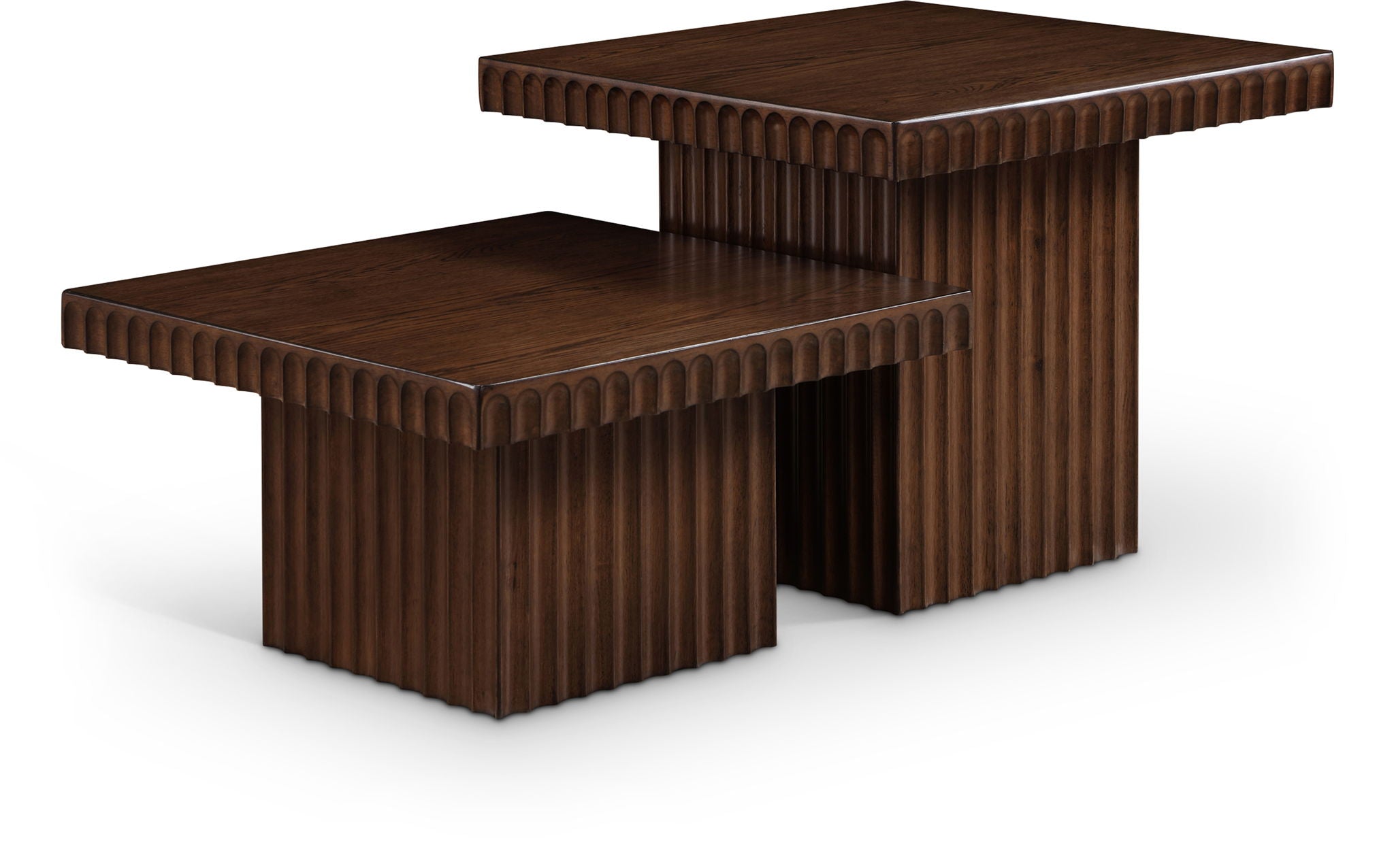 Spencer - Oak Veneer 2 Piece Coffee Table - Urban Living Furniture (Los Angeles, CA)