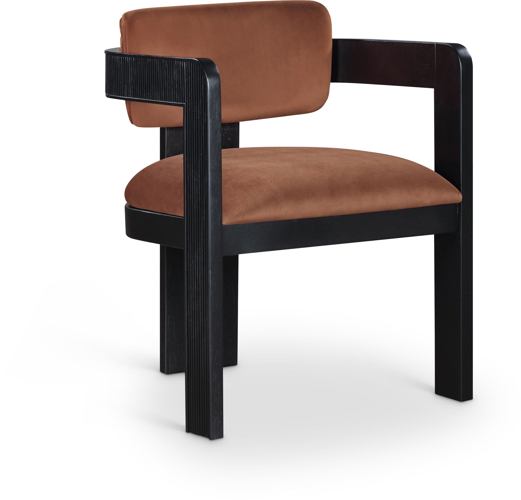 Sacha - Velvet Dining Chair With Black Base (Set of 2) - Urban Living Furniture (Los Angeles, CA)