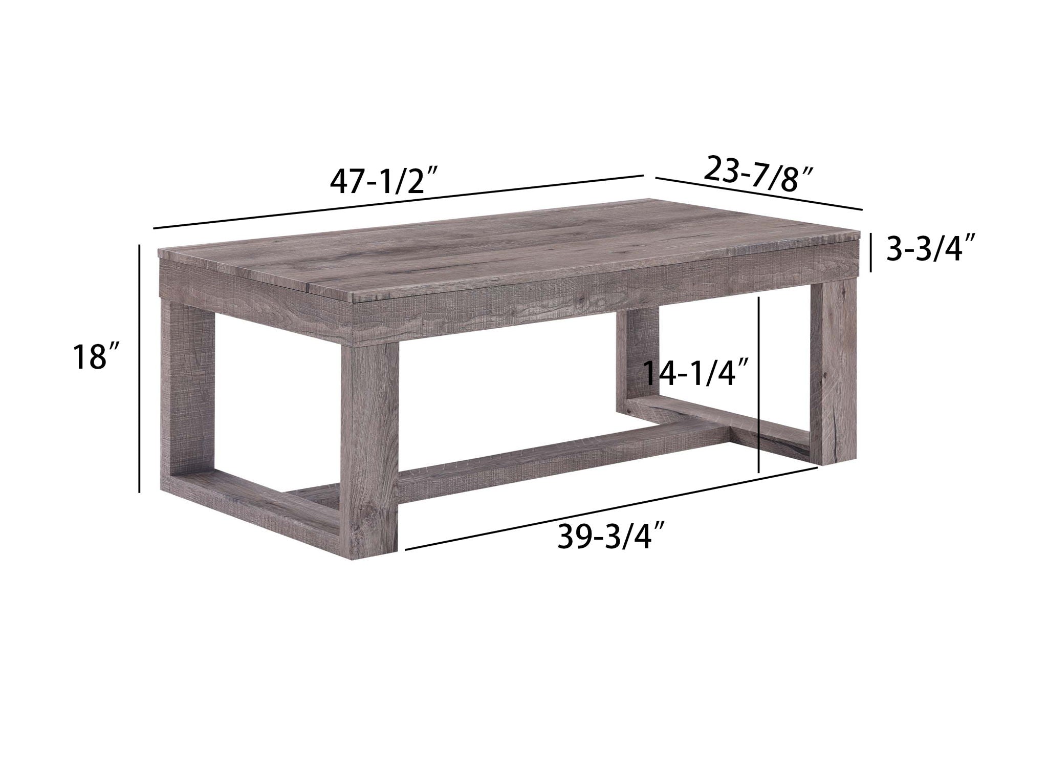 Knott - Table Set (Coffee & 2 End Tables) - Light Brown - Urban Living Furniture (Los Angeles, CA)