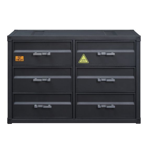 Cargo - Dresser - Gunmetal Finish - Urban Living Furniture (Los Angeles, CA)