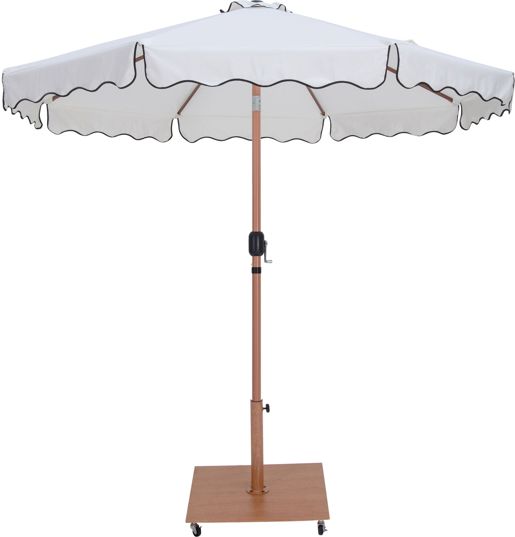 Amalfi - Aluminum Patio Umbrella - Light Brown Base / Light Brown Pole - Urban Living Furniture (Los Angeles, CA)
