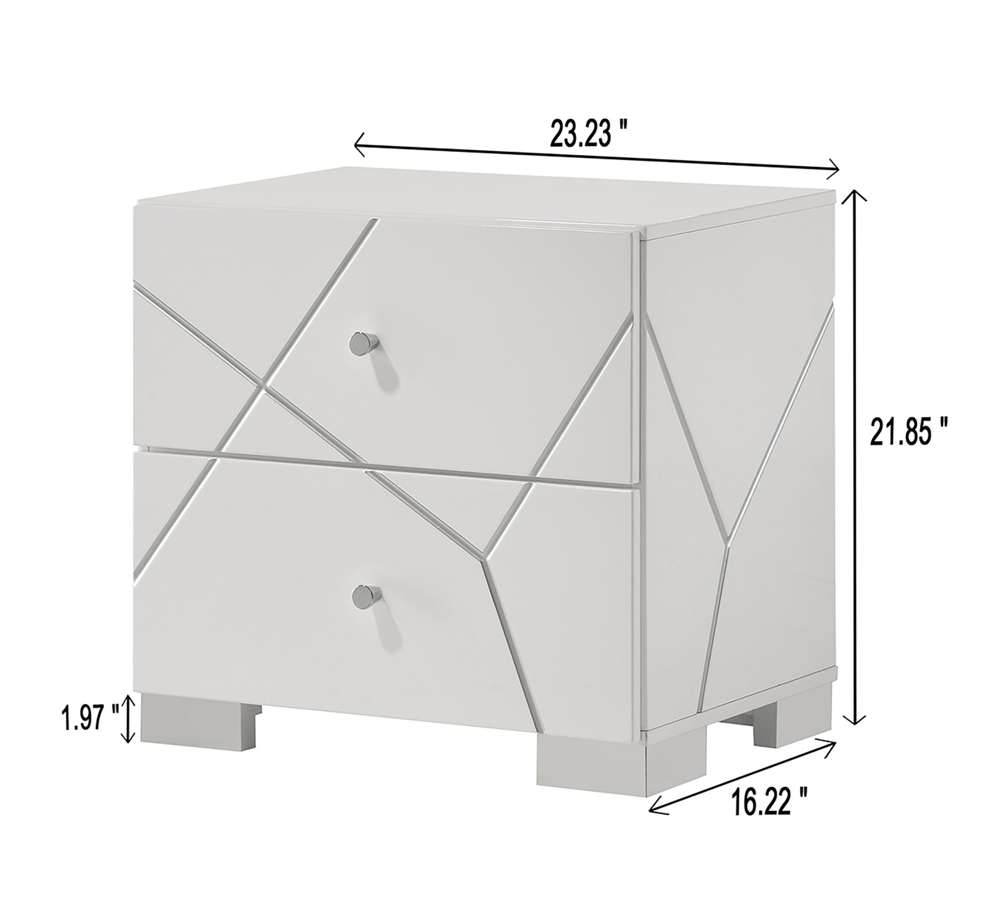 Ayla - Nightstand - White - Urban Living Furniture (Los Angeles, CA)