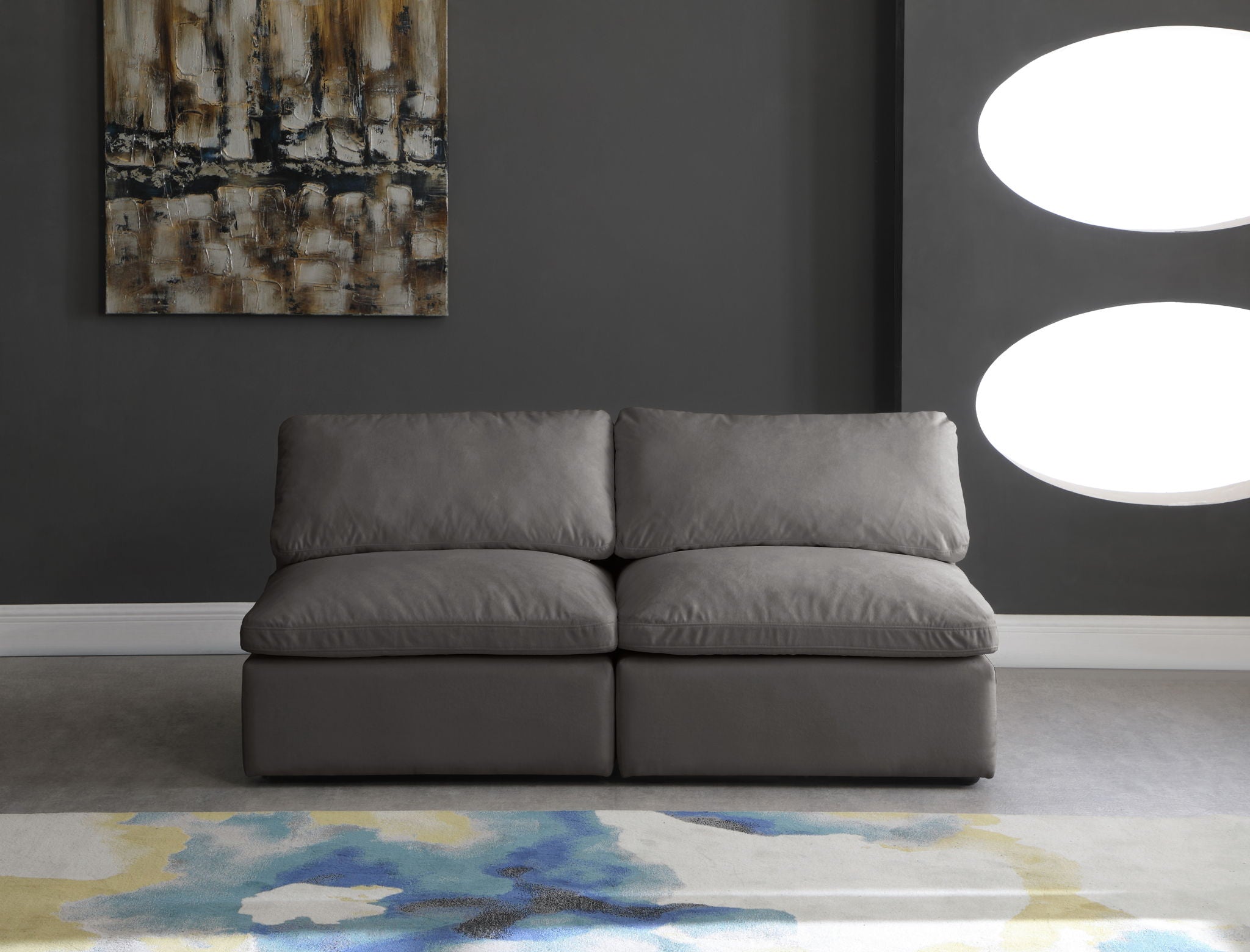 Plush - Modular Armless 2 Seat Sofa - Urban Living Furniture (Los Angeles, CA)