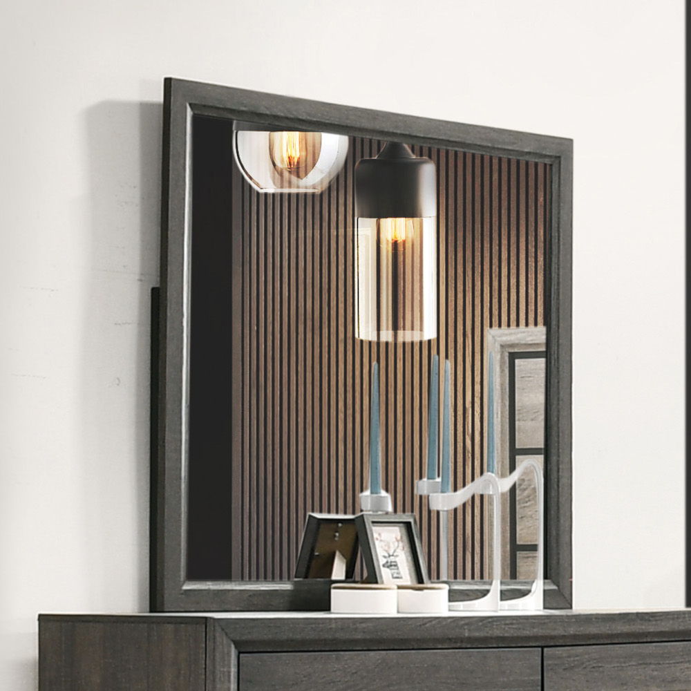 Valdemar - Mirror - Weathered Gray - Urban Living Furniture (Los Angeles, CA)