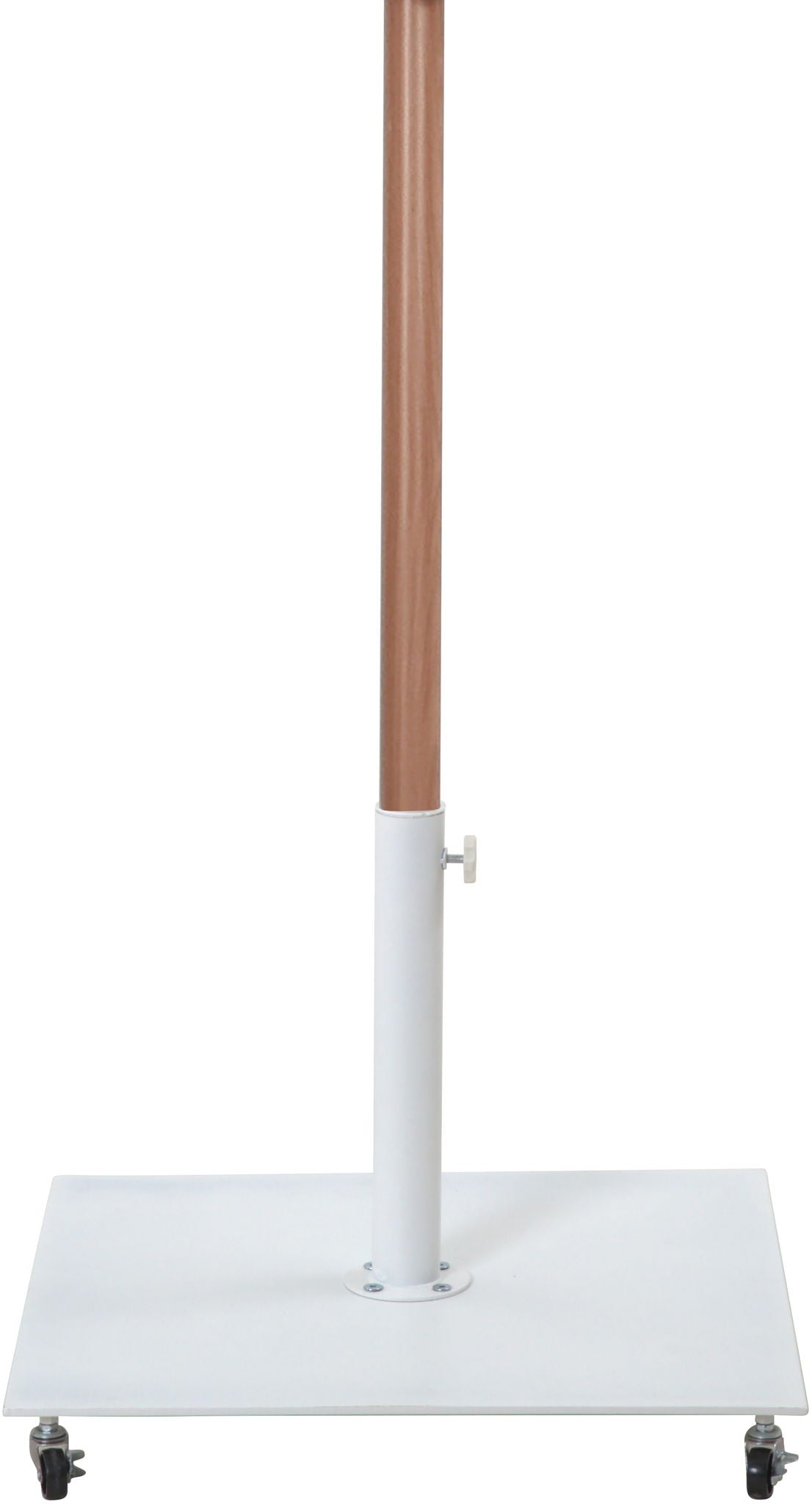 Fiji - Aluminum Patio Umbrella With Square White And Teak Base - Urban Living Furniture (Los Angeles, CA)
