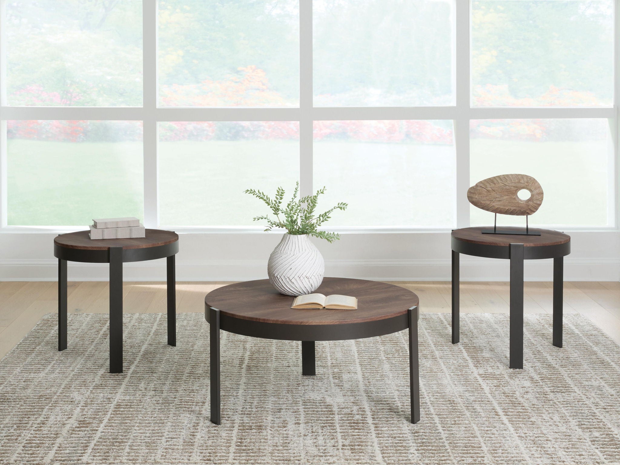 Horizon Hills - Occasional Table Set (Set of 3) - Brown / Black - Urban Living Furniture (Los Angeles, CA)