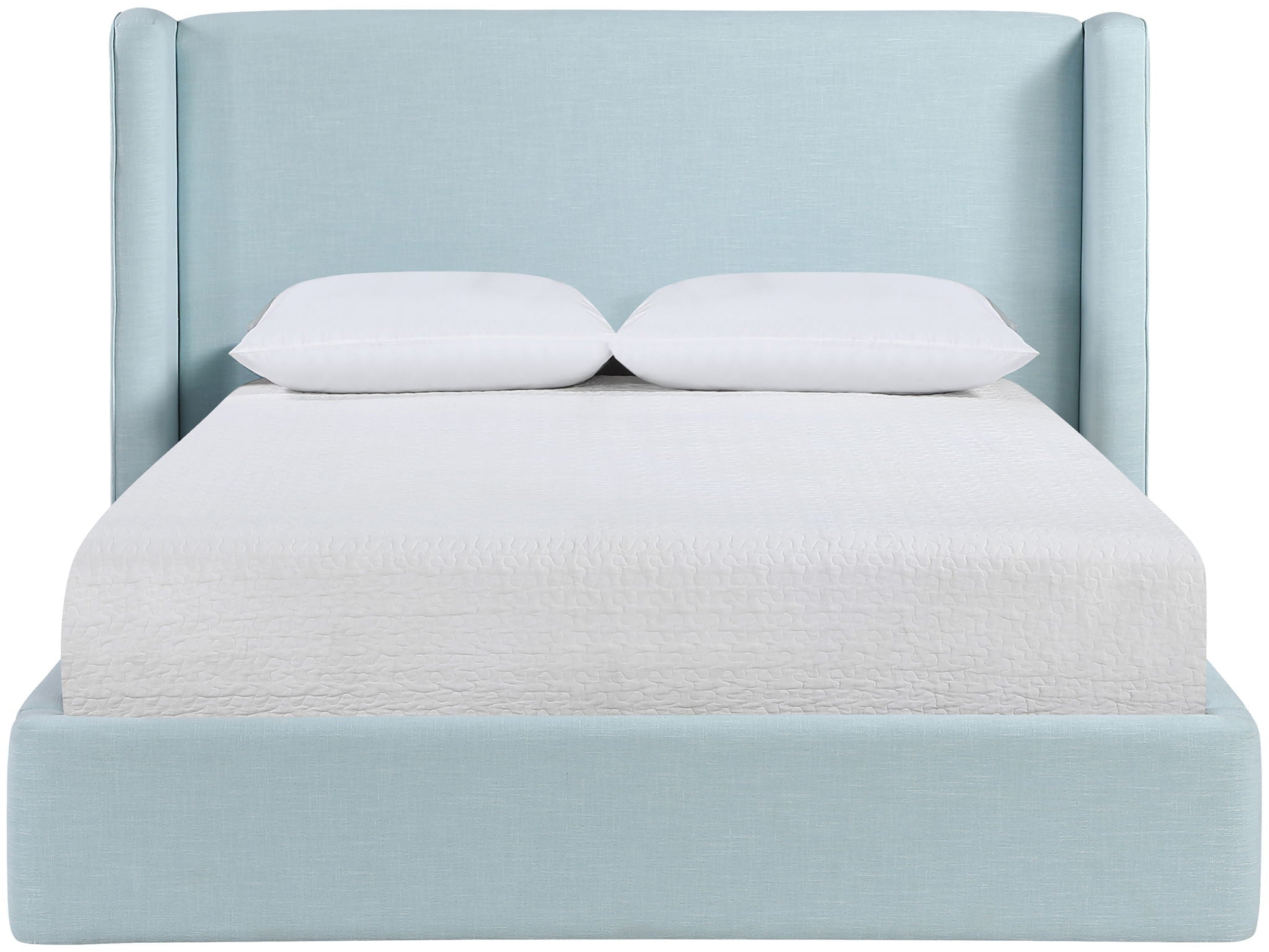 Kendall - Linen Textured Fabric Upholstered Bed - Urban Living Furniture (Los Angeles, CA)