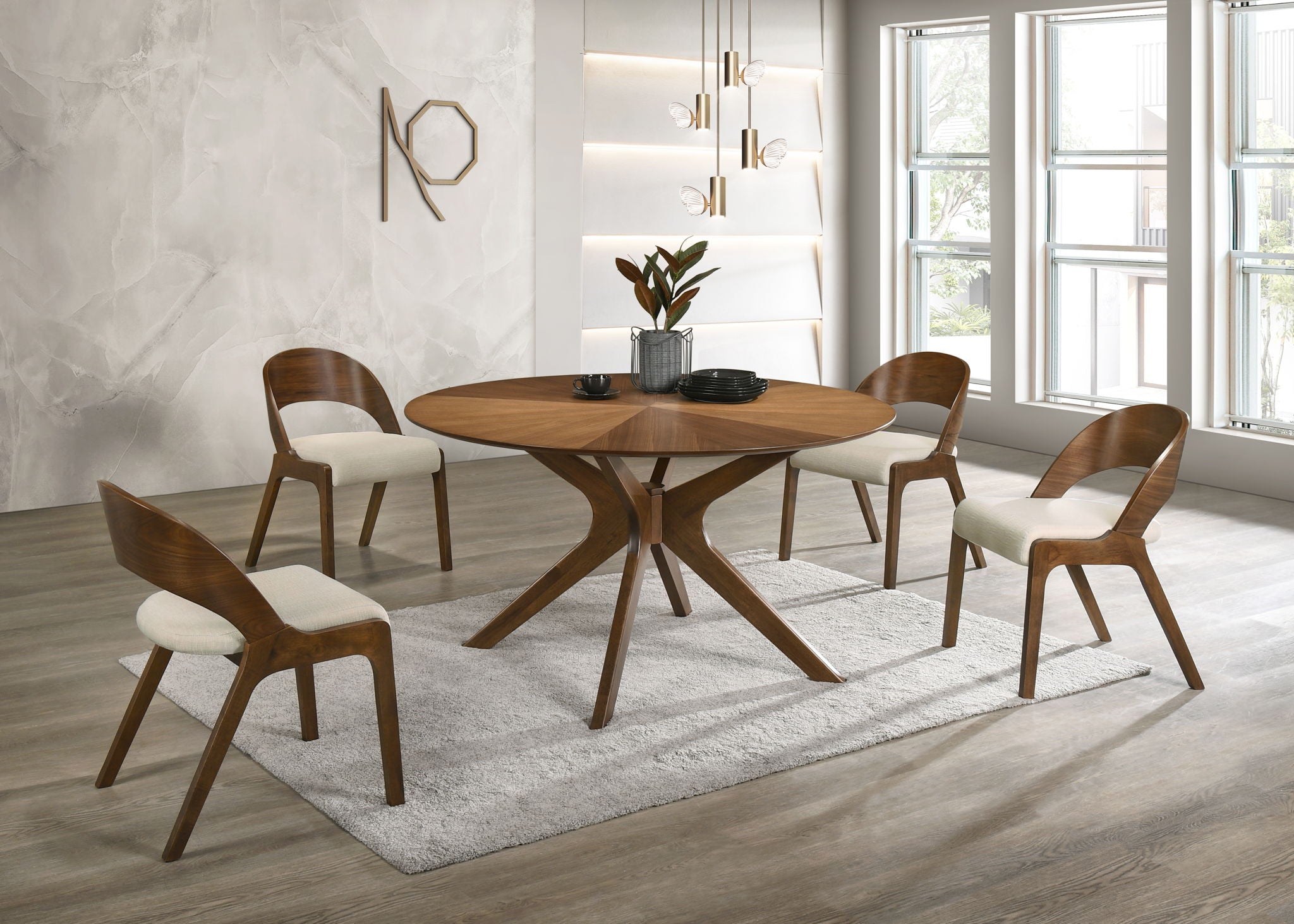 Woodson - Dining Table - Rich Walnut - Urban Living Furniture (Los Angeles, CA)