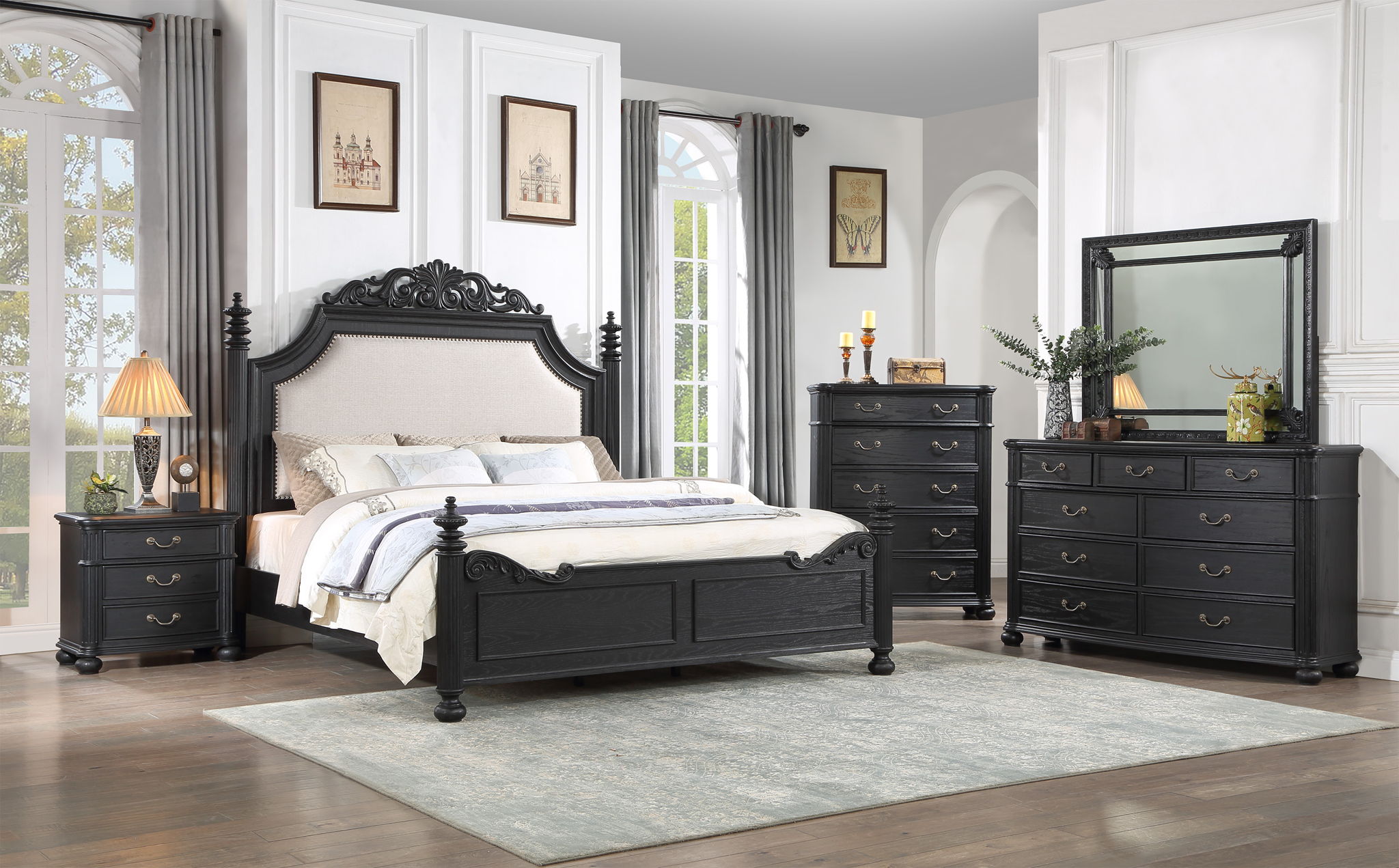 Kingsbury - Nightstand - Black - Urban Living Furniture (Los Angeles, CA)