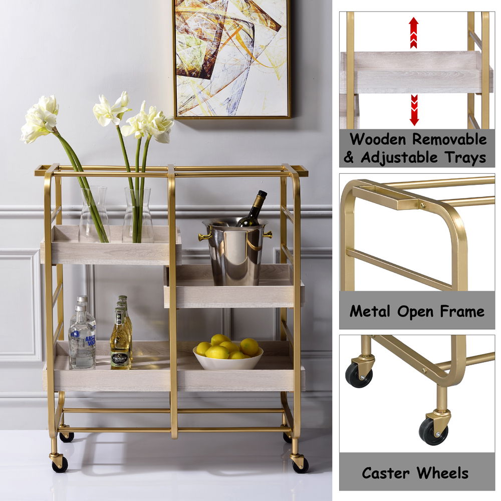 Vorrik - Serving Cart - Urban Living Furniture (Los Angeles, CA)