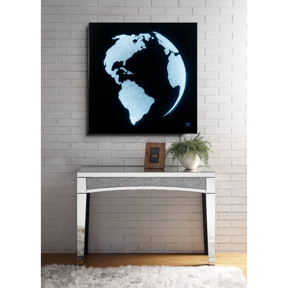 Adamas - Wall Art - Smoky Glass & Faux Crystal - Urban Living Furniture (Los Angeles, CA)