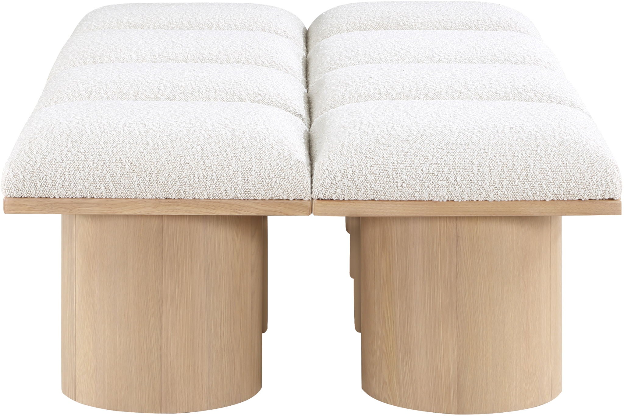 Pavilion - 8 Piece Modular Bench With Natural Base