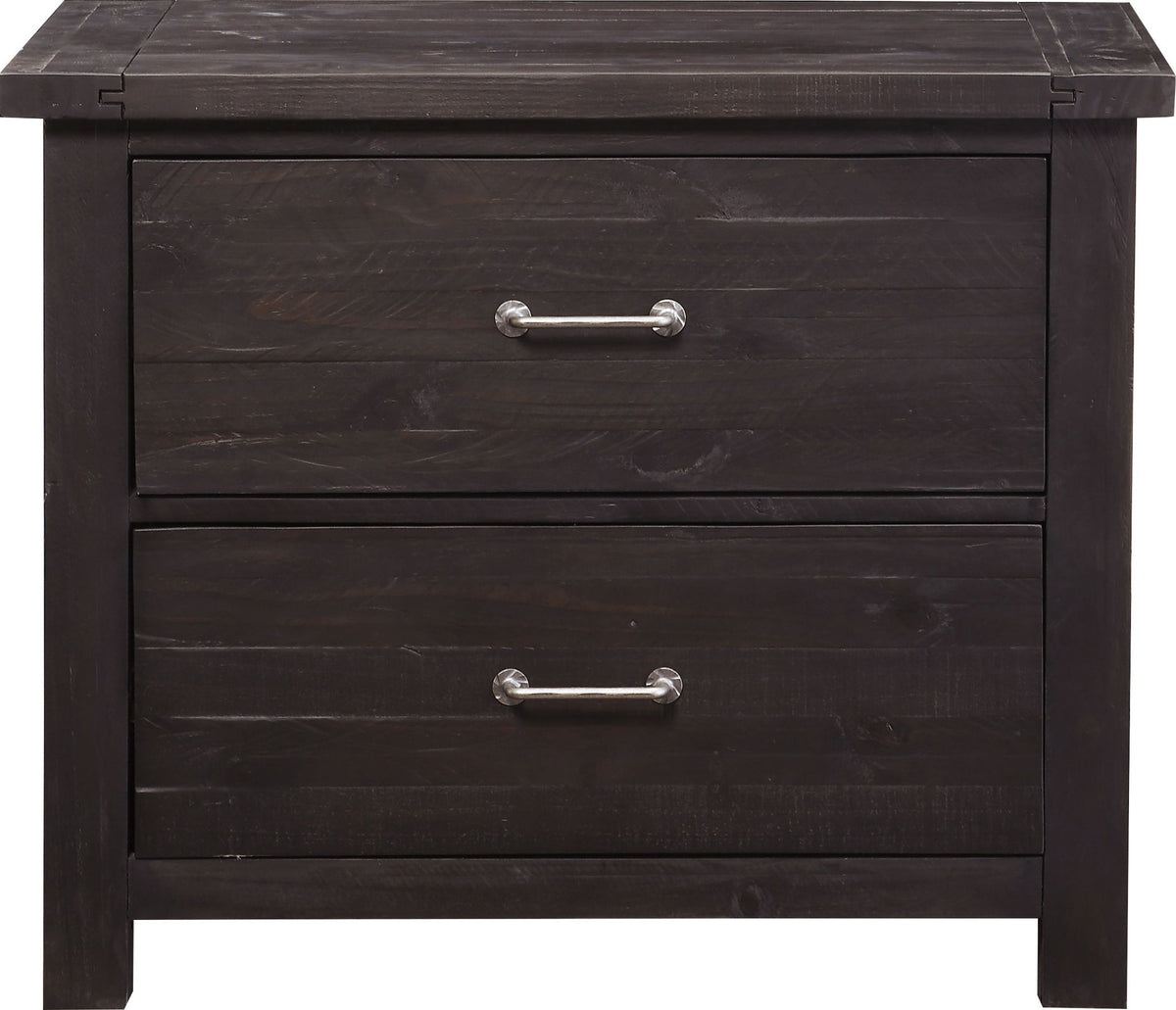 Yosemite - Solid Wood Lateral File Cabinet - Cafe