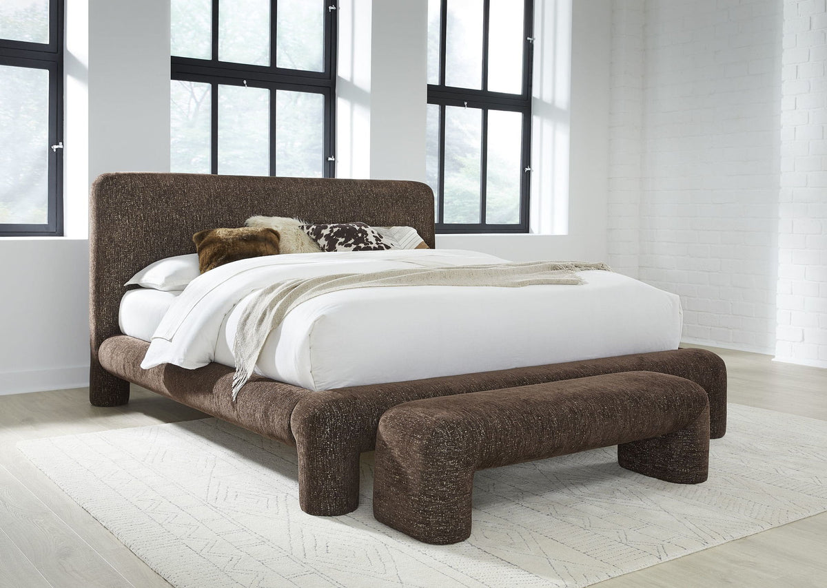 Mocoa - Fully Upholstered Platform Bed