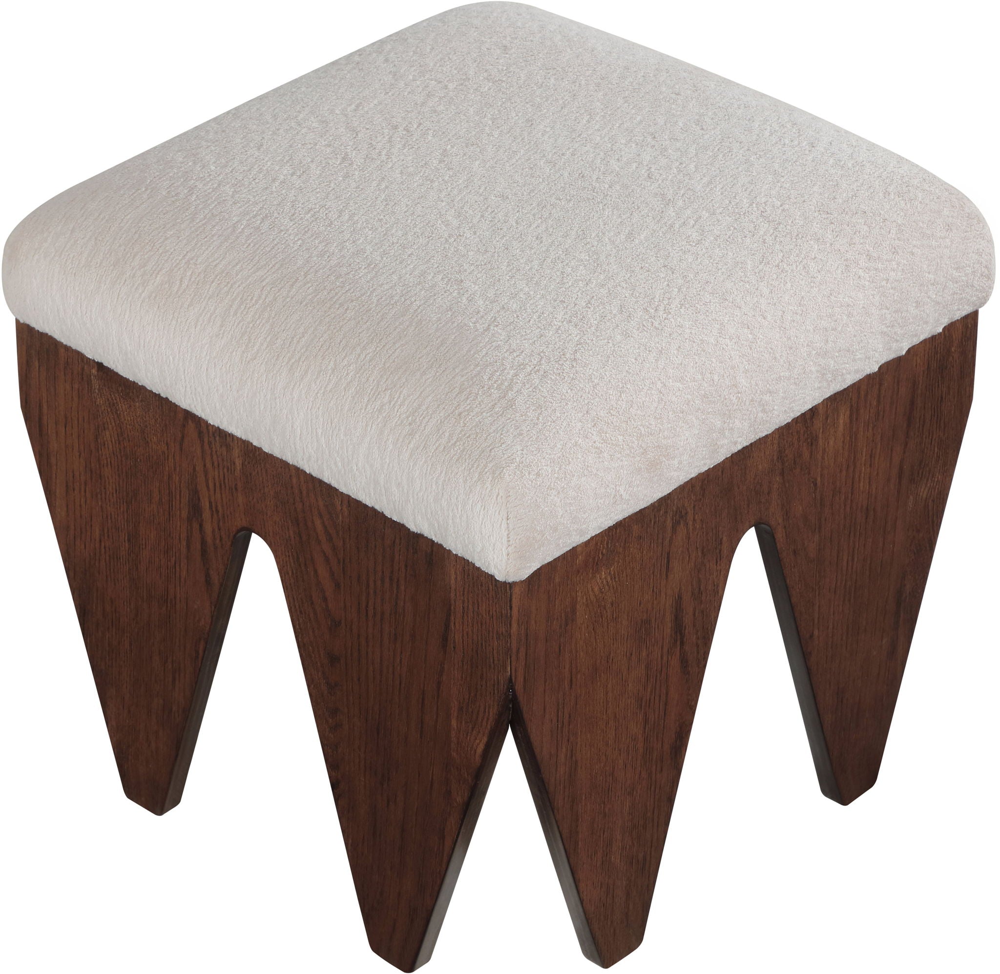 Altair - Fabric Bench - Dark Brown Base