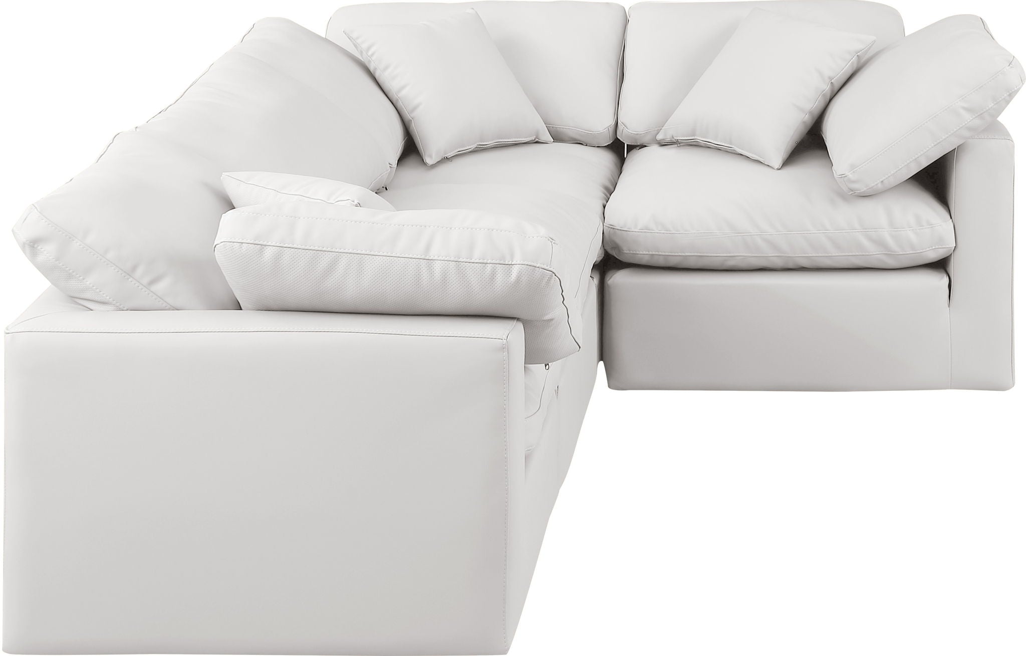 Indulge - Faux Leather 4 Piece Modular Corner Sectional - Urban Living Furniture (Los Angeles, CA)