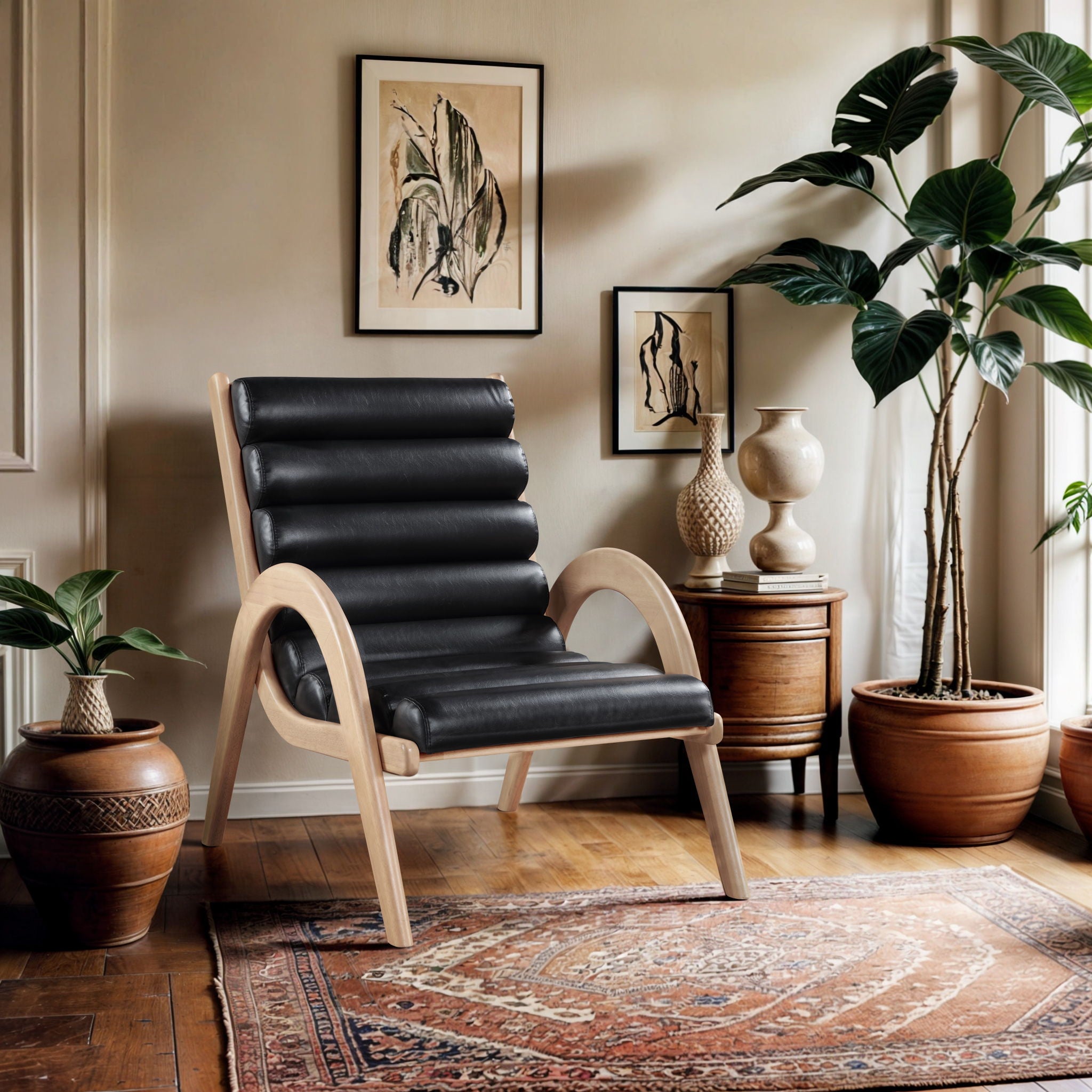 Randal - Accent Chair - Natural Frame - Urban Living Furniture (Los Angeles, CA)