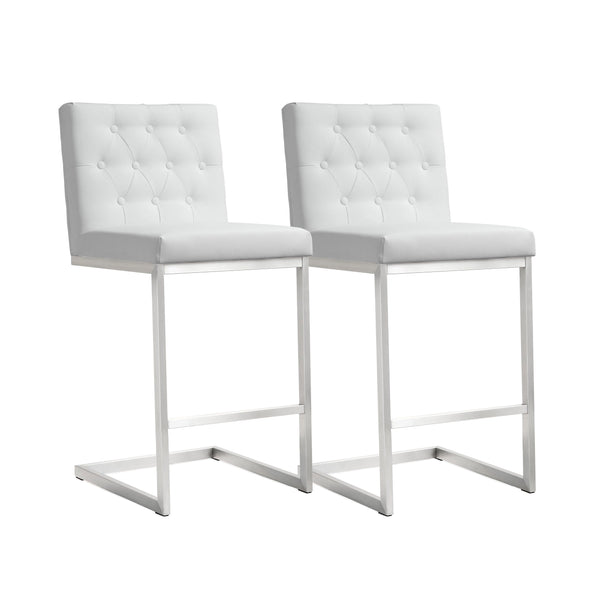 Helsinki - Stainless Steel Counter Stool (Set of 2)