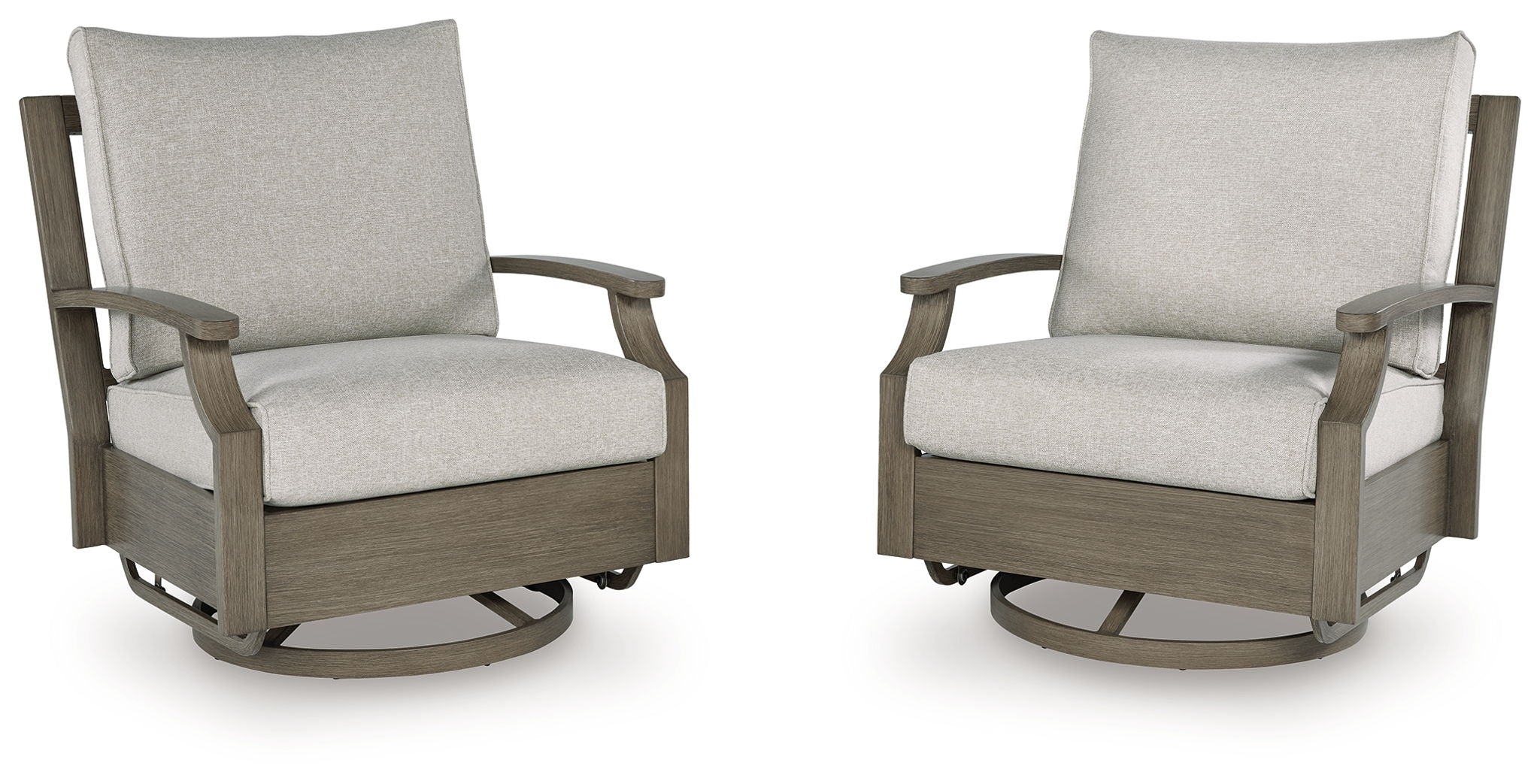 Rainier Ranch - Brown / Beige - Swivel Glider Chair With Cushion - Urban Living Furniture (Los Angeles, CA)