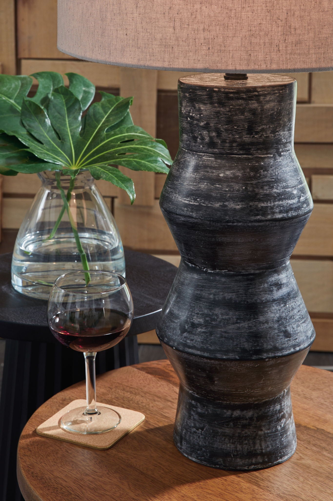 Kerbert - Distressed Black - Terracotta Table Lamp - Urban Living Furniture (Los Angeles, CA)
