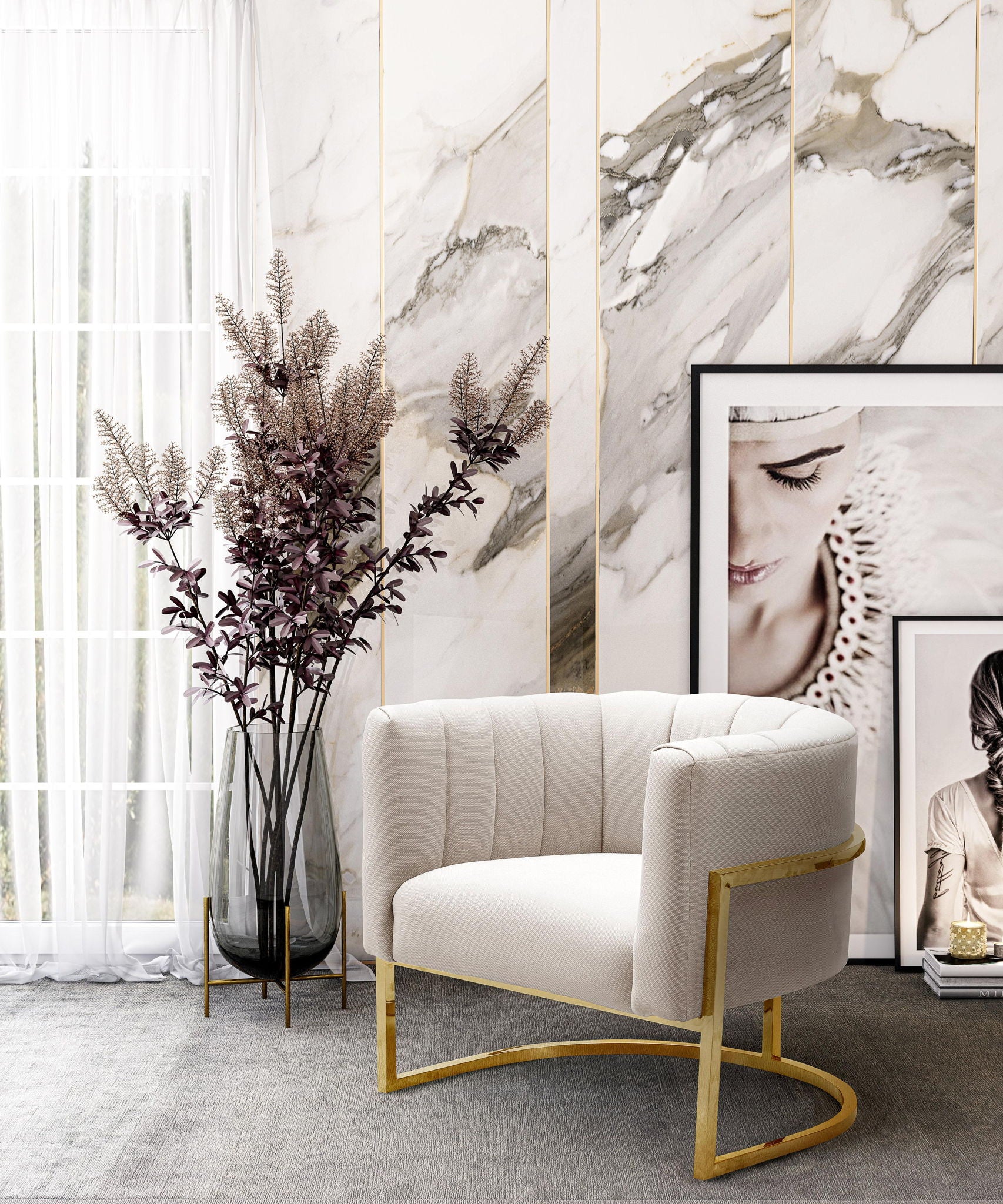 Magnolia - Slub Chair - Urban Living Furniture (Los Angeles, CA)