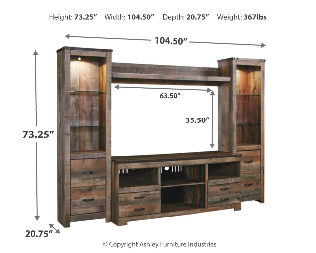 Trinell - Entertainment Center - Urban Living Furniture (Los Angeles, CA)