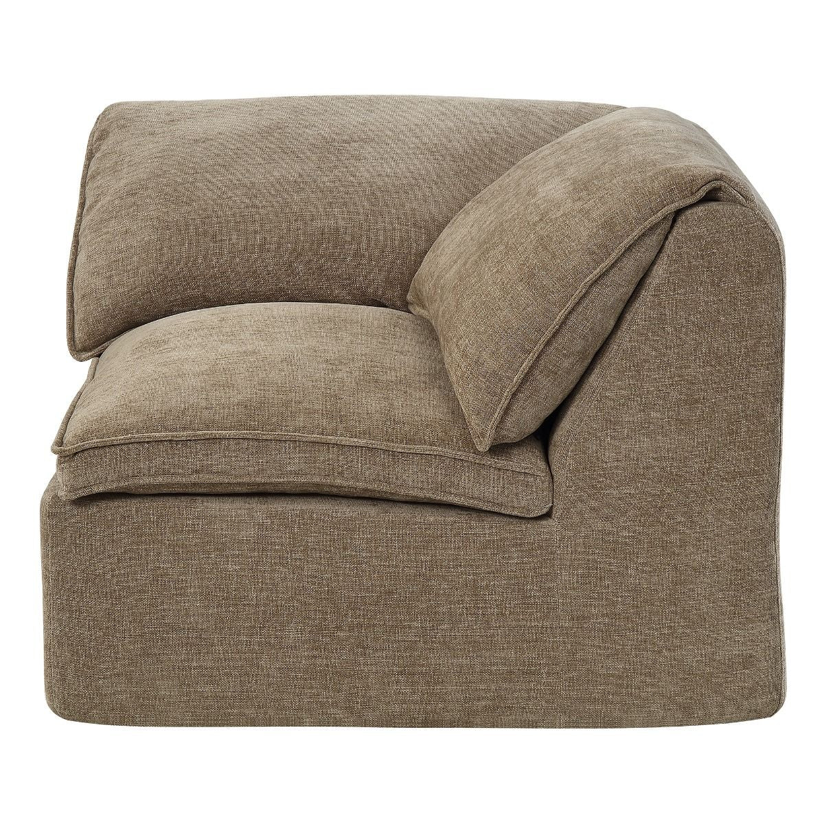 Almano - Modular Wedge - Light Brown Chenille
