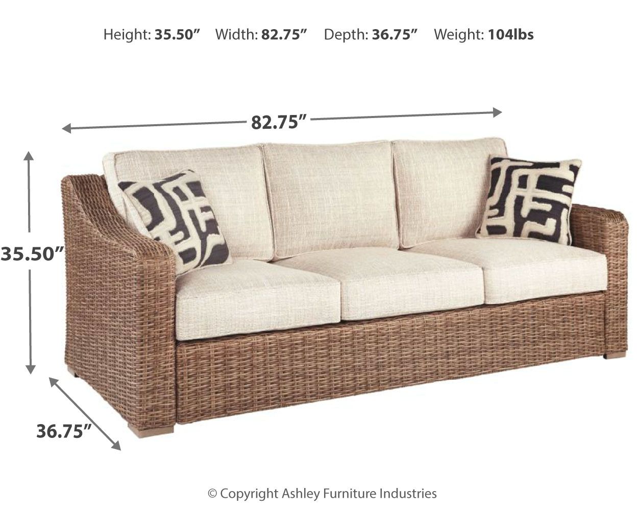 Beachcroft - Sofa With Cushion - Urban Living Furniture (Los Angeles, CA)