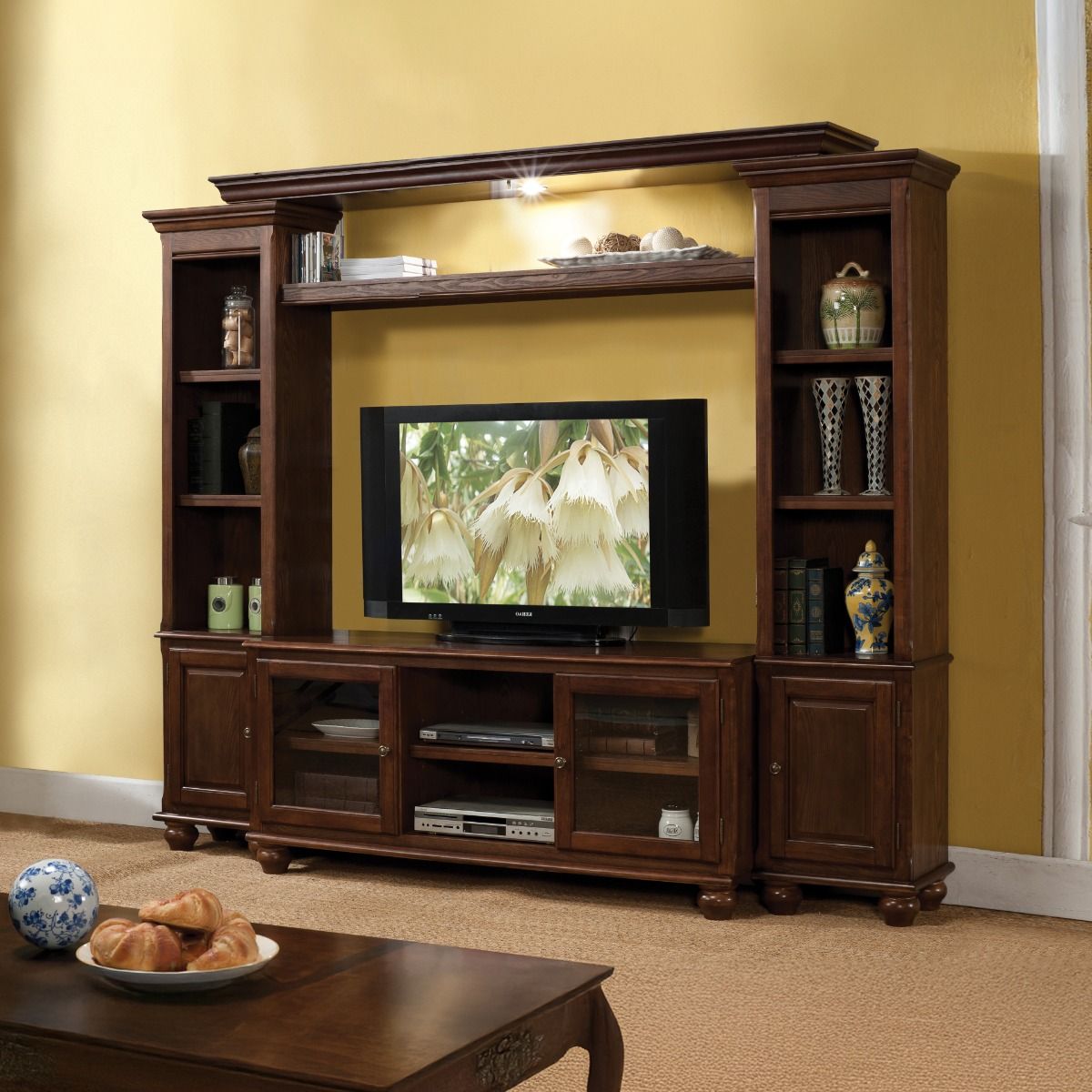 Dita - Entertainment Center - Walnut - Urban Living Furniture (Los Angeles, CA)