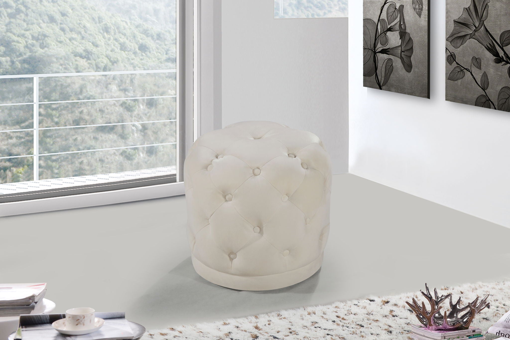 Harper - Stool Ottoman - Urban Living Furniture (Los Angeles, CA)