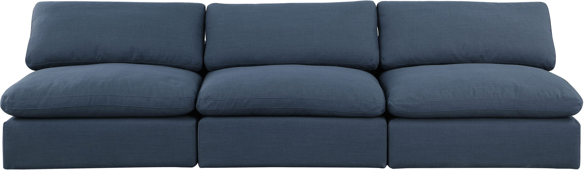 Comfy - Linen Modular Armless Sofa 3 Seats - Urban Living Furniture (Los Angeles, CA)