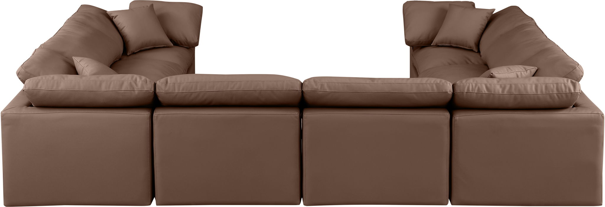 Indulge - Faux Leather 8 Piece Modular Sectional - Urban Living Furniture (Los Angeles, CA)