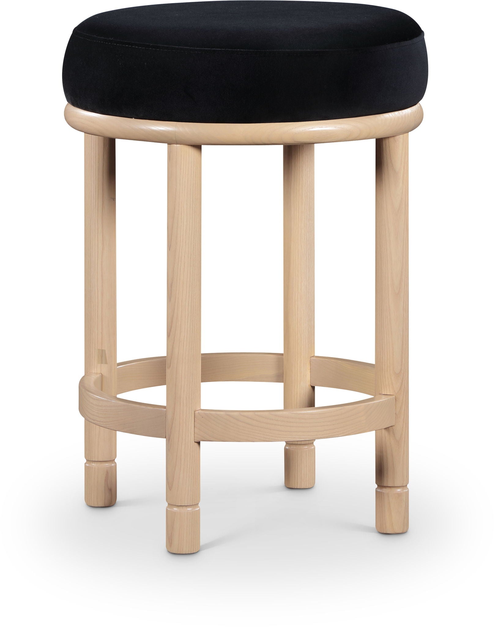 Monette - Counter Stool With Natural Base - Urban Living Furniture (Los Angeles, CA)