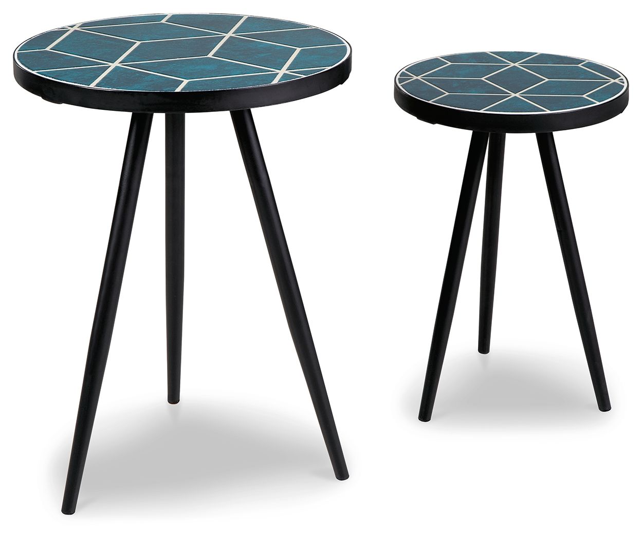 Clairbelle - Teal - Accent Table (Set of 2) - Urban Living Furniture (Los Angeles, CA)