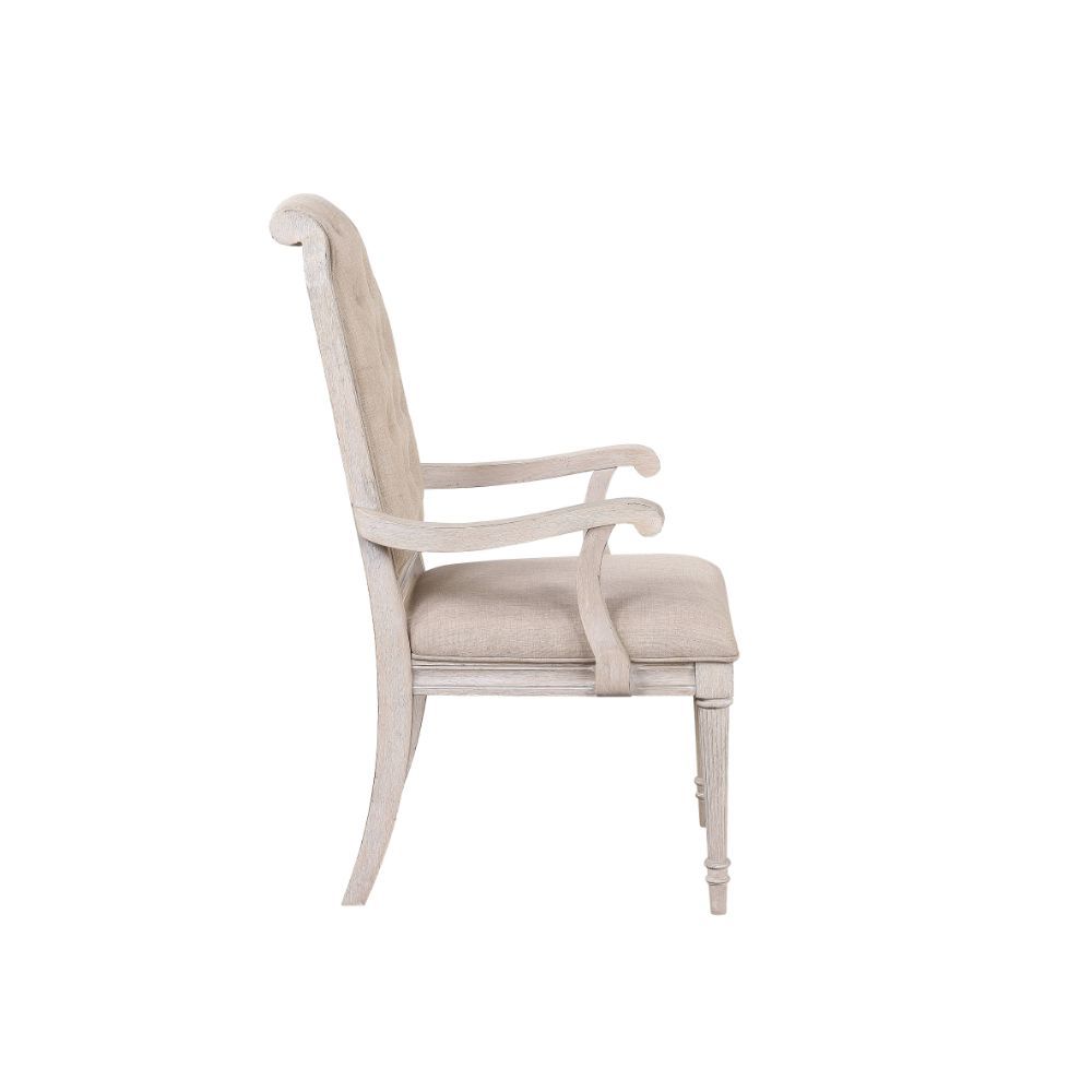Wynsor - Arm Chair (Set of 2) - Antique White - Urban Living Furniture (Los Angeles, CA)