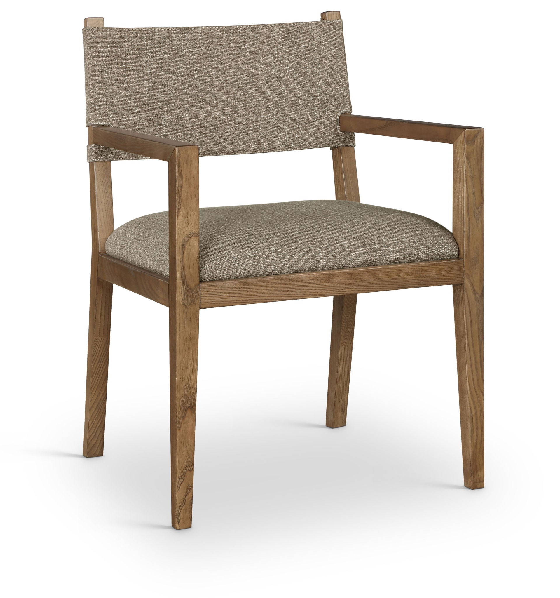 Avon - Linen Textured Performance Fabric Dining Arm Chair - Urban Living Furniture (Los Angeles, CA)