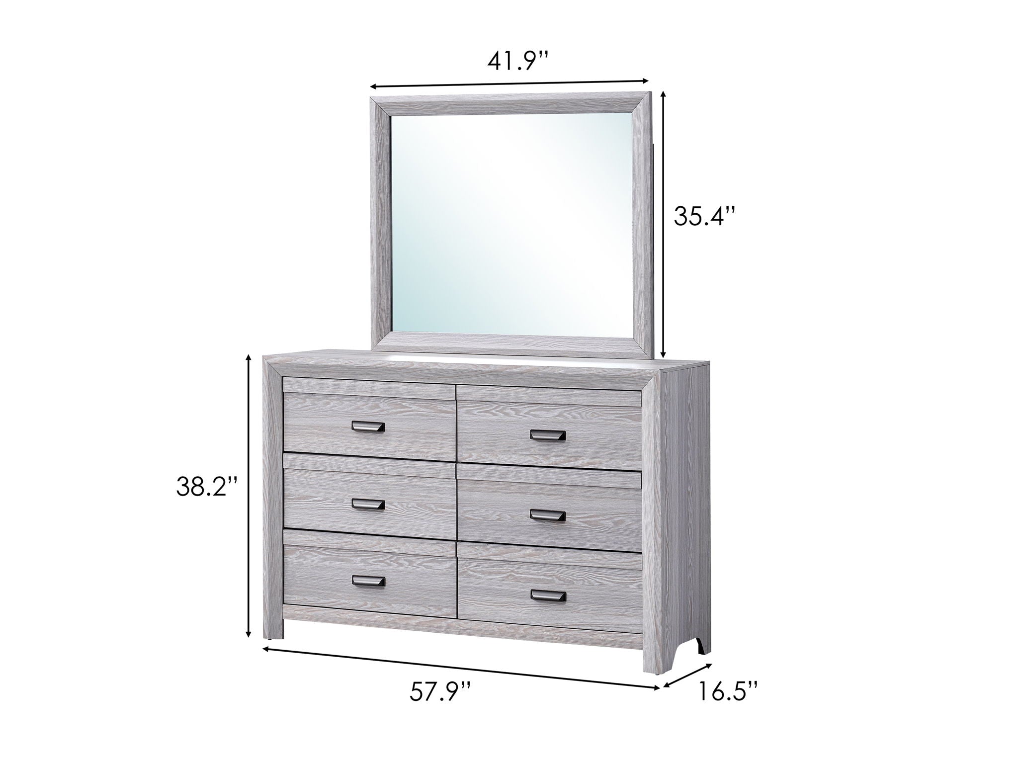 Adelaide - Dresser, Mirror - Urban Living Furniture (Los Angeles, CA)