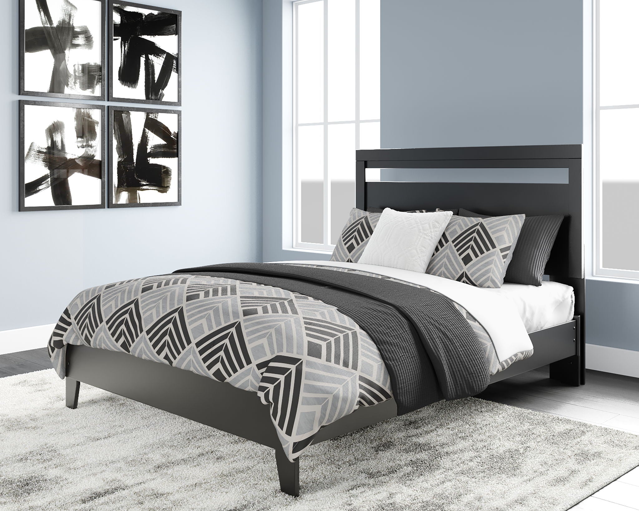 Finch - Panel Platform Bed - Urban Living Furniture (Los Angeles, CA)