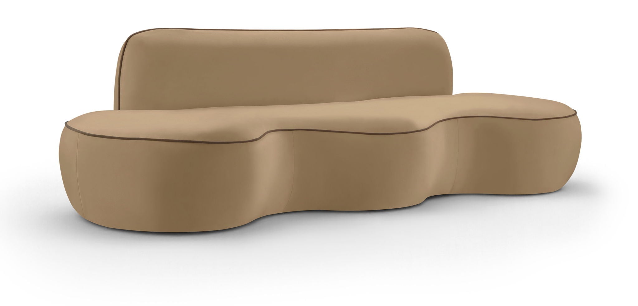 Swerve - Velvet 101" Upholstered Sofa - Urban Living Furniture (Los Angeles, CA)
