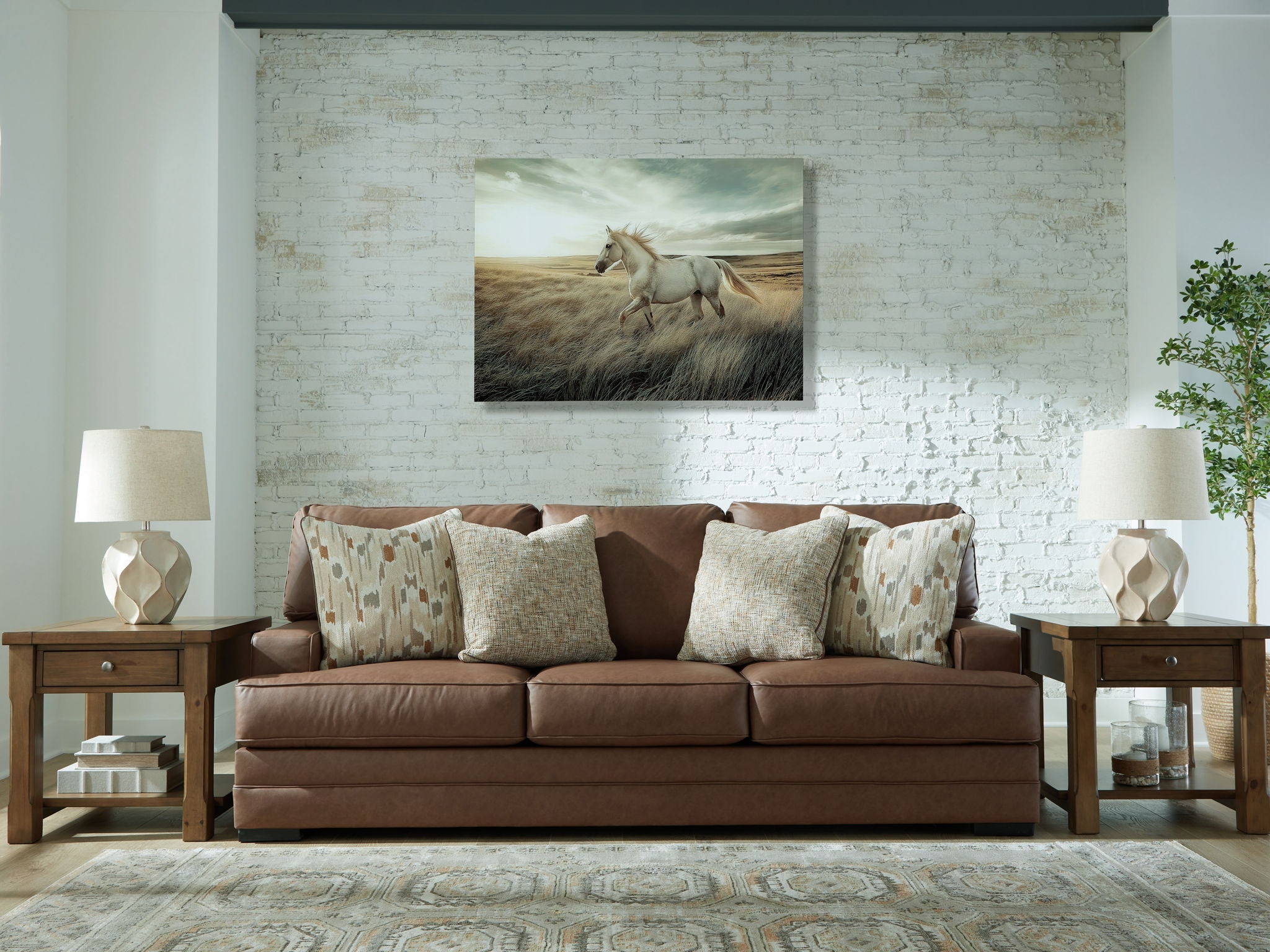 VillaCourt - Caramel - Sofa - Urban Living Furniture (Los Angeles, CA)