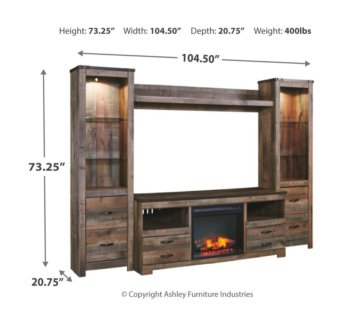 Trinell - Entertainment Center - Urban Living Furniture (Los Angeles, CA)