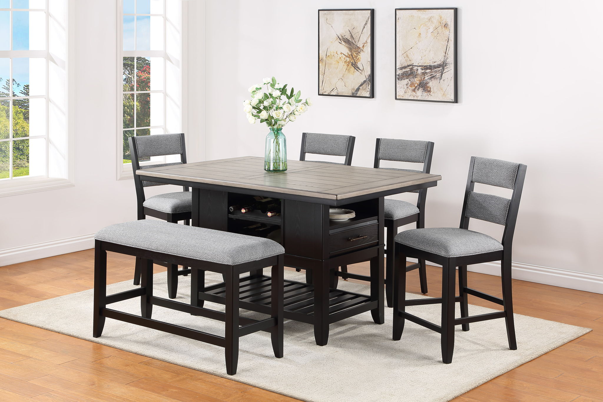 Frey - Counter Height Table - Brown - Urban Living Furniture (Los Angeles, CA)