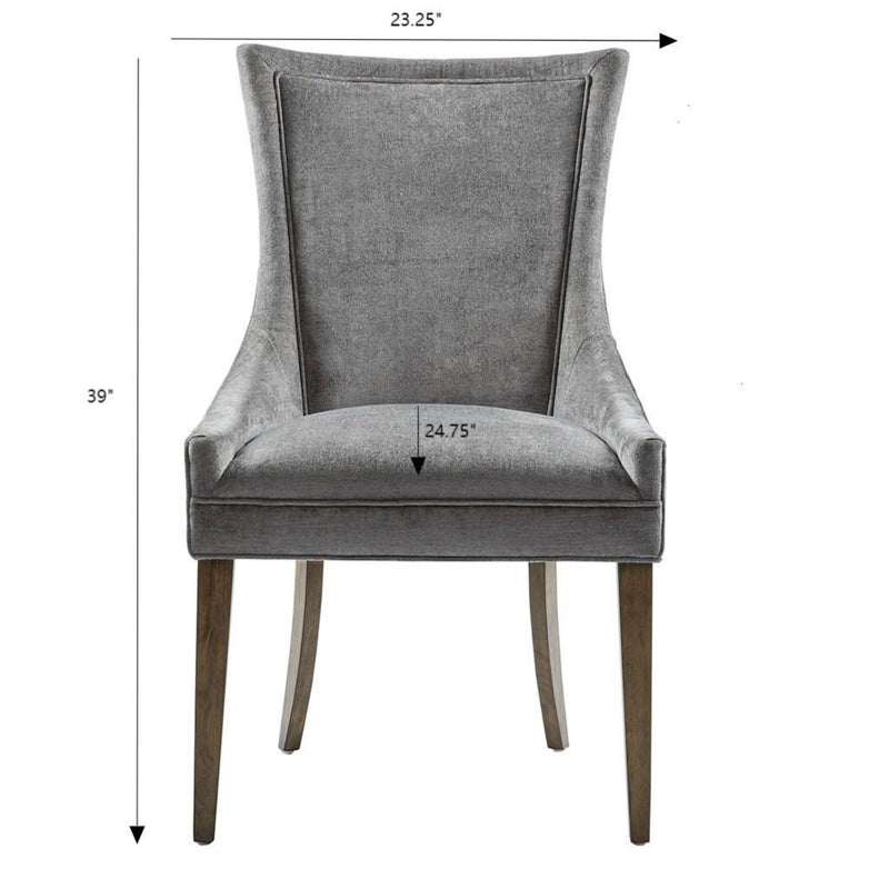 Ultra - Dining Side Chair With Chenille Upholstery (Set of 2)