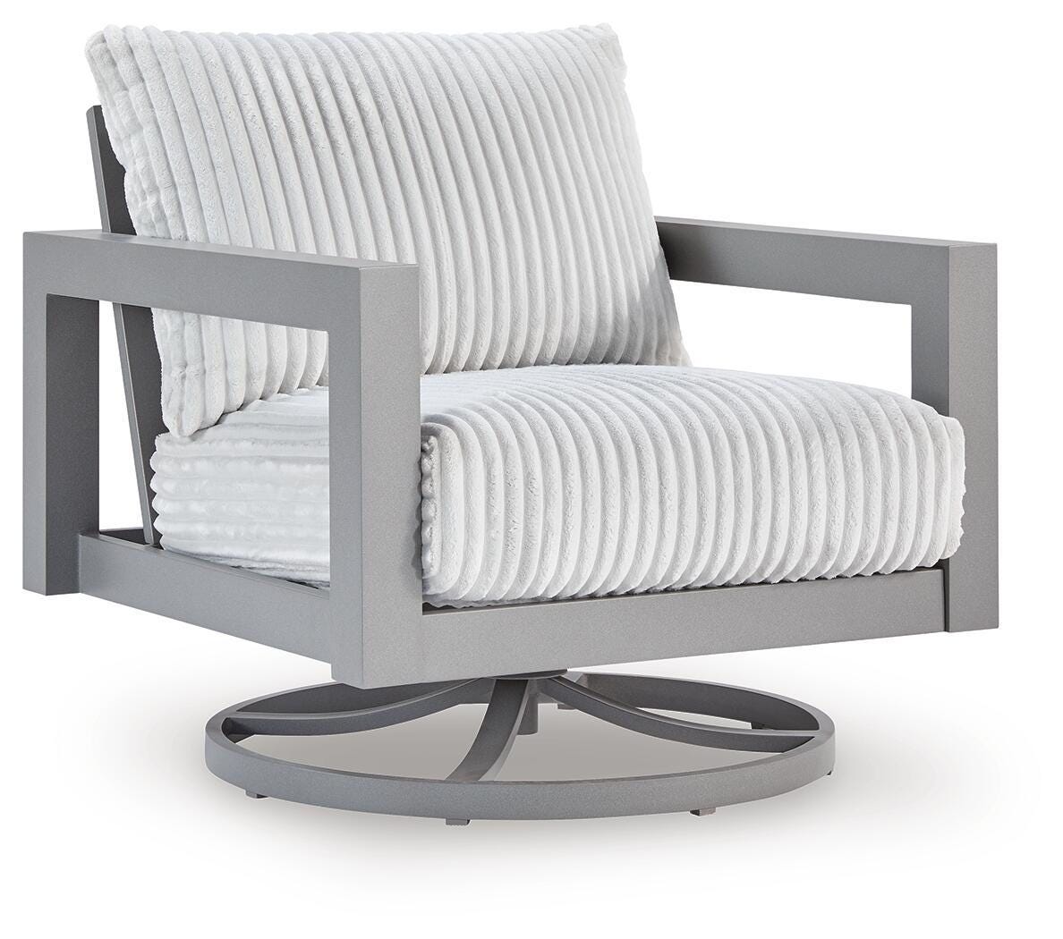 Hurley Park - Swivel Chair With Cushion - Gray - Urban Living Furniture (Los Angeles, CA)
