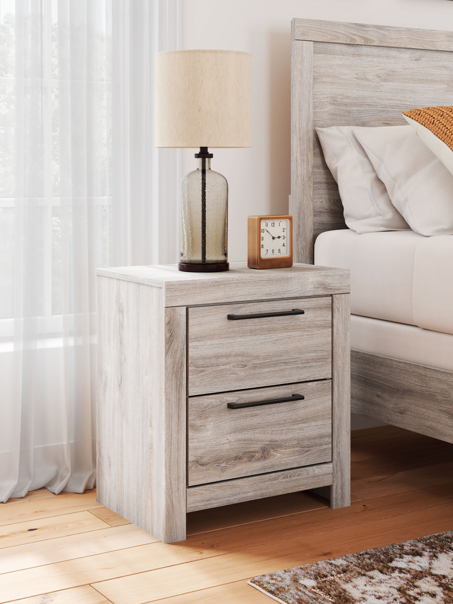 Broachmyn - Two Drawer Night Stand - Urban Living Furniture (Los Angeles, CA)