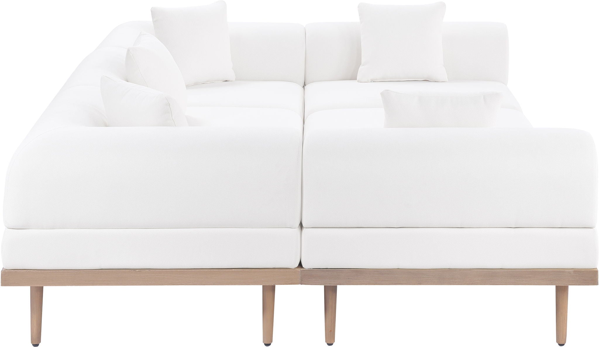 Laguna - 6 Piece 142" Outdoor Patio Modular Sectional - Urban Living Furniture (Los Angeles, CA)