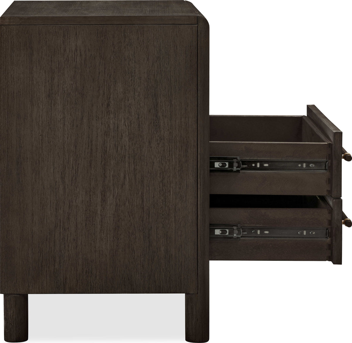 Dorsey - Two Drawer USB-Charging Nightstand