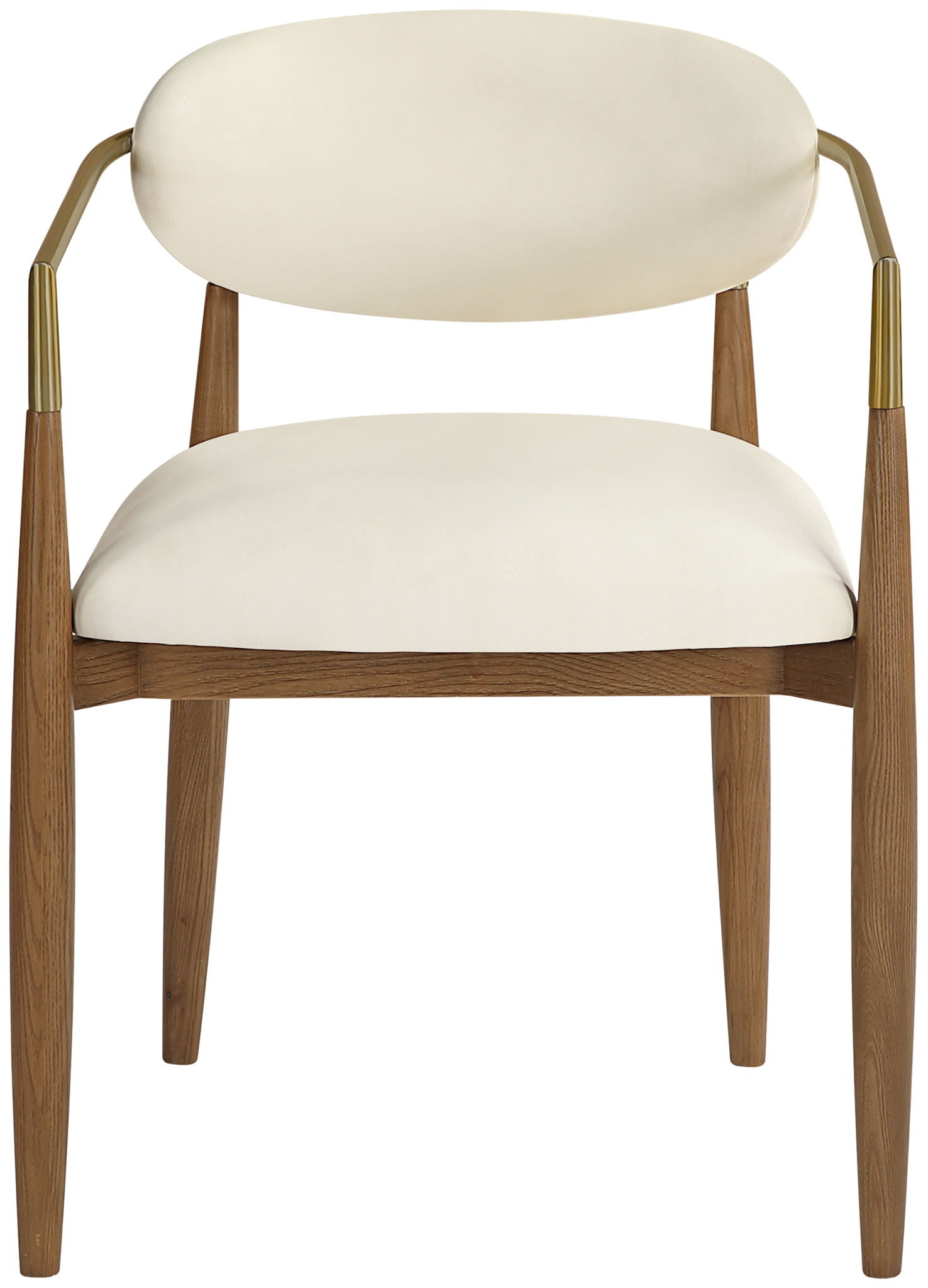 Riccio - Dining Arm Chair (Set of 2) - Walnut Frame