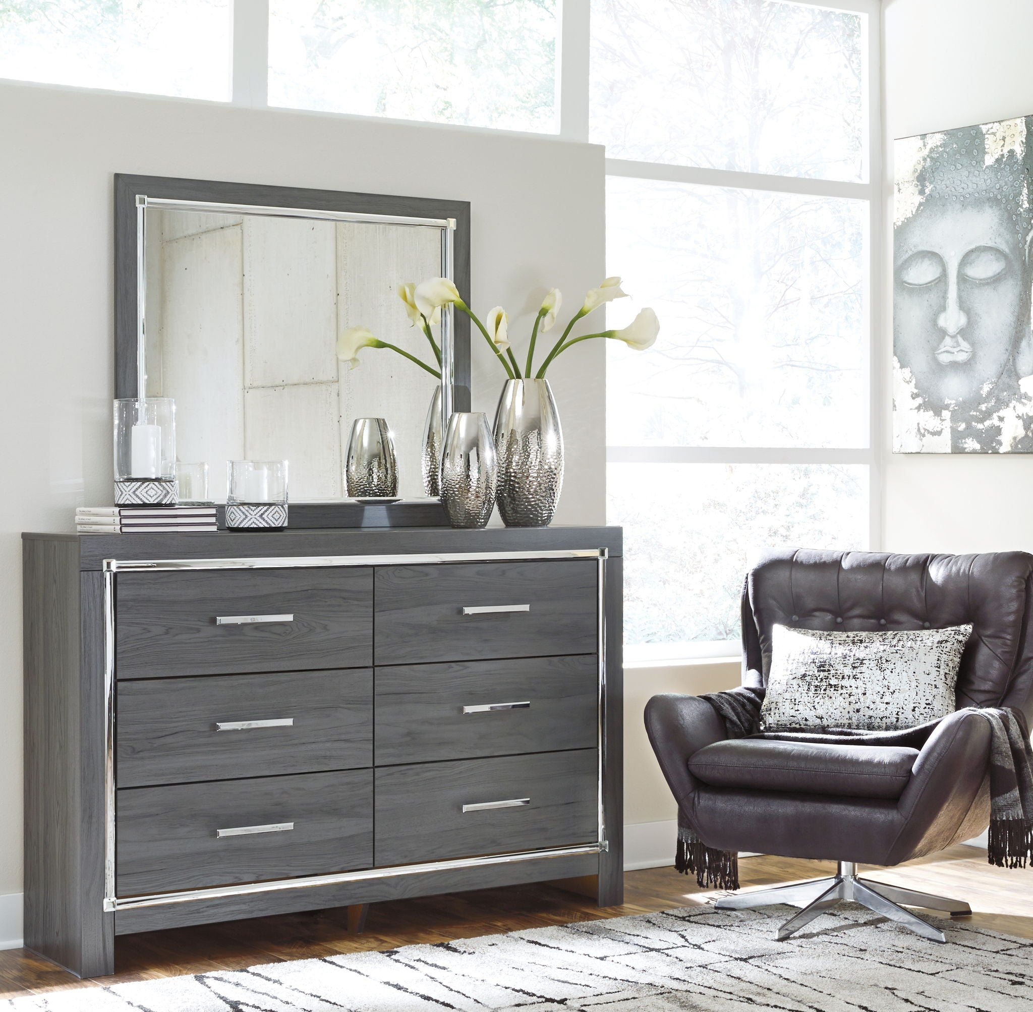 Lodanna - Dresser, Mirror - Urban Living Furniture (Los Angeles, CA)