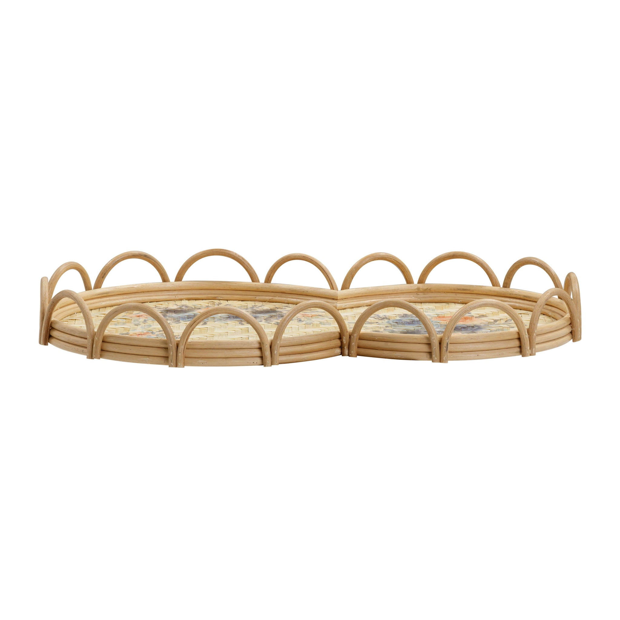 Corey - Figure Eight Bamboo Tray - Multi - Urban Living Furniture (Los Angeles, CA)